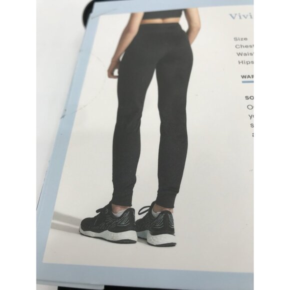 Wander by Hottotties Womens Size Small Vivian Velour Black Leggings Soft - Picture 9 of 12